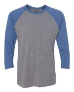 Next Level 6051 - Unisex Triblend Three-Quarter Raglan T-Shirt - Image 15