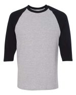Gildan 5700 - Unisex Heavy Cotton™ Raglan Three-Quarter Sleeve T-Shirt - Image 2