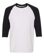 Gildan 5700 - Unisex Heavy Cotton™ Raglan Three-Quarter Sleeve T-Shirt - Image 6