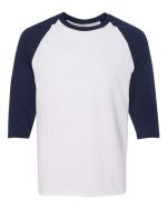 Gildan 5700 - Unisex Heavy Cotton™ Raglan Three-Quarter Sleeve T-Shirt - Image 8