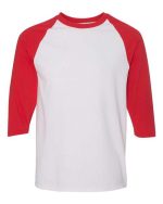 Gildan 5700 - Unisex Heavy Cotton™ Raglan Three-Quarter Sleeve T-Shirt - Image 9