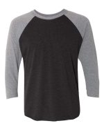 Next Level 6051 - Unisex Triblend Three-Quarter Raglan T-Shirt - Image 4