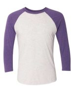 Next Level 6051 - Unisex Triblend Three-Quarter Raglan T-Shirt - Image 5