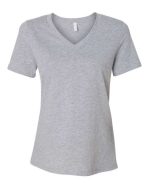 BELLA + CANVAS 6405CVC - Women's Relaxed Heather CVC V-Neck Tee - Image 2