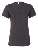 BELLA + CANVAS 6405CVC - Women's Relaxed Heather CVC V-Neck Tee - Image 3