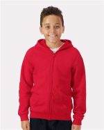 Gildan 18600B - Youth Heavy Blend™ Full-Zip Hooded Sweatshirt