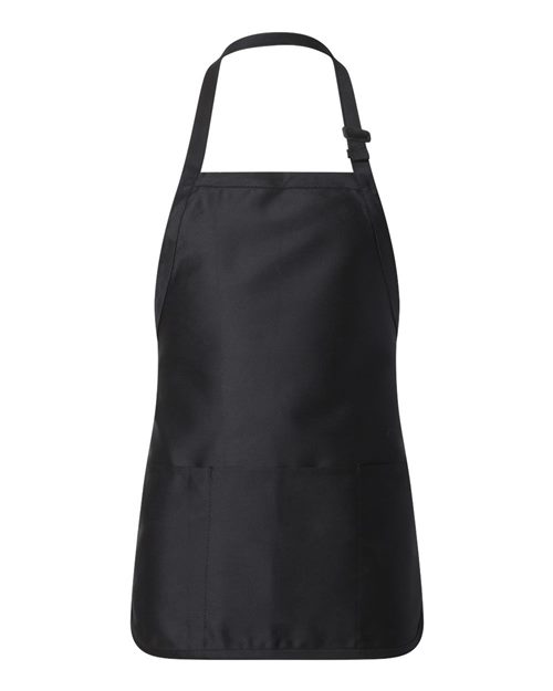 5859_fm Q-Tees Q4250 - Full-Length Apron with Pouch Pocket - Image 1