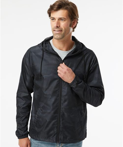 Independent Trading Co. EXP54LWZ - Men's Lightweight Windbreaker Full-Zip Jacket