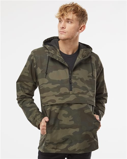 6014_fm Independent Trading Co. EXP94NAW - Men's Nylon Anorak - Image 1