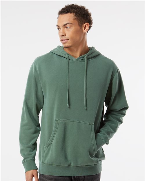 6015_fm Independent Trading Co. PRM4500 - Unisex Midweight Pigment-Dyed Hooded Sweatshirt - Image 1
