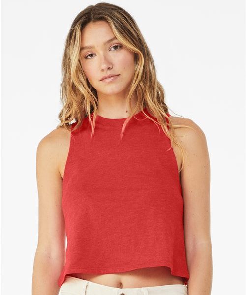 BELLA + CANVAS 6682 - Women's Racerback Crop Tank