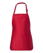 Q-Tees Q4250 - Full-Length Apron with Pouch Pocket - Image 6