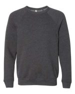 BELLA + CANVAS 3901 - Unisex Sponge Fleece Raglan Crewneck Sweatshirt - Image 7