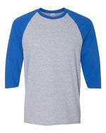 Gildan 5700 - Unisex Heavy Cotton™ Raglan Three-Quarter Sleeve T-Shirt - Image 5