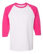 Gildan 5700 - Unisex Heavy Cotton™ Raglan Three-Quarter Sleeve T-Shirt - Image 7