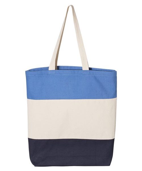 Q-Tees Q125900 - 11L Tri-Color Tote