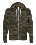 Independent Trading Co. AFX90UNZ - Unisex Lightweight Full-Zip Hooded Sweatshirt - Image 5