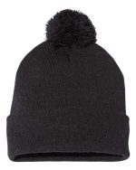 Sportsman SP15 - 12" Pom-Pom Cuffed Beanie - Image 11