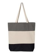 Q-Tees Q125900 - 11L Tri-Color Tote - Image 2