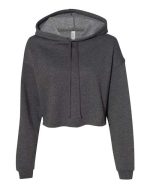BELLA + CANVAS 7502 - Women's Crop Fleece Hoodie Sweatshirt - Image 3