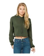 BELLA + CANVAS 7502 - Women's Crop Fleece Hoodie Sweatshirt - Image 5
