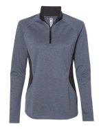 Adidas A281 - Women's Lightweight Quarter-Zip Pullover - Image 3