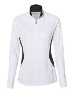 Adidas A281 - Women's Lightweight Quarter-Zip Pullover - Image 7