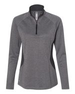 Adidas A281 - Women's Lightweight Quarter-Zip Pullover - Image 2