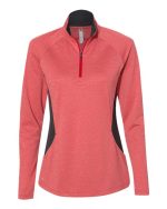 Adidas A281 - Women's Lightweight Quarter-Zip Pullover - Image 6