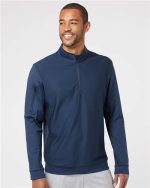 Adidas A295 - Men's Textured Quarter-Zip Pullover