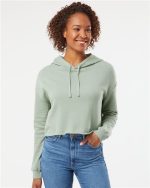 Independent Trading Co. AFX64CRP - Women’s Lightweight Crop Hooded Sweatshirt