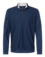 Adidas A295 - Men's Textured Quarter-Zip Pullover - Image 3