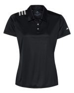 Adidas A325 - Women's 3-Stripes Shoulder Polo - Image 2