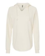 Independent Trading Co. PRM2500 - Women’s Lightweight California Wave Wash Hooded Sweatshirt - Image 4