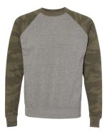 Independent Trading Co. PRM30SBC - Unisex Special Blend Raglan Crewneck Sweatshirt - Image 5