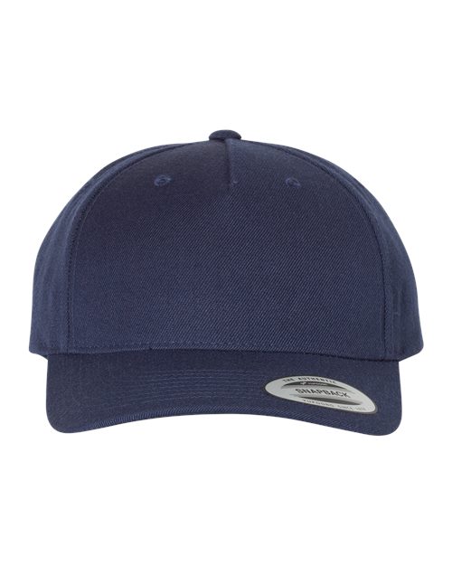 8160_fm YP Classics 5789M - Premium Five-Panel Curved Bill Snapback Cap - Image 1