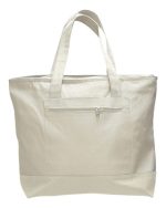 Q-Tees Q1300 - 19L Zippered Tote - Image 3