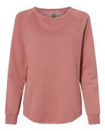 Independent Trading Co. PRM2000 - Women's California Wave Wash Crewneck Sweatshirt - Image 3