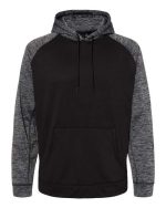 Burnside 8670 - Men's Performance Raglan Hooded Sweatshirt - Image 3