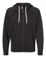 Independent Trading Co. SS1000Z - Unisex Icon Lightweight Loopback Terry Full-Zip Hooded Sweatshirt - Image 4