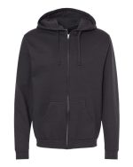 M&O 3331 - Unisex Zipper Fleece Hoodie - Image 2