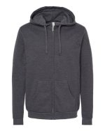 M&O 3331 - Unisex Zipper Fleece Hoodie - Image 3