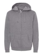 M&O 3331 - Unisex Zipper Fleece Hoodie - Image 4