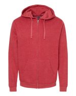 M&O 3331 - Unisex Zipper Fleece Hoodie - Image 6
