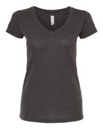 M&O 3542 - Women's Deluxe Blend V-Neck T-Shirt - Image 6