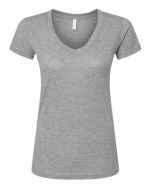 M&O 3542 - Women's Deluxe Blend V-Neck T-Shirt - Image 7
