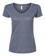 M&O 3542 - Women's Deluxe Blend V-Neck T-Shirt - Image 8
