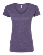M&O 3542 - Women's Deluxe Blend V-Neck T-Shirt - Image 9