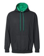 King Fashion KF9041 - Two-Tone Hooded Sweatshirt - Image 3