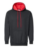 King Fashion KF9041 - Two-Tone Hooded Sweatshirt - Image 4